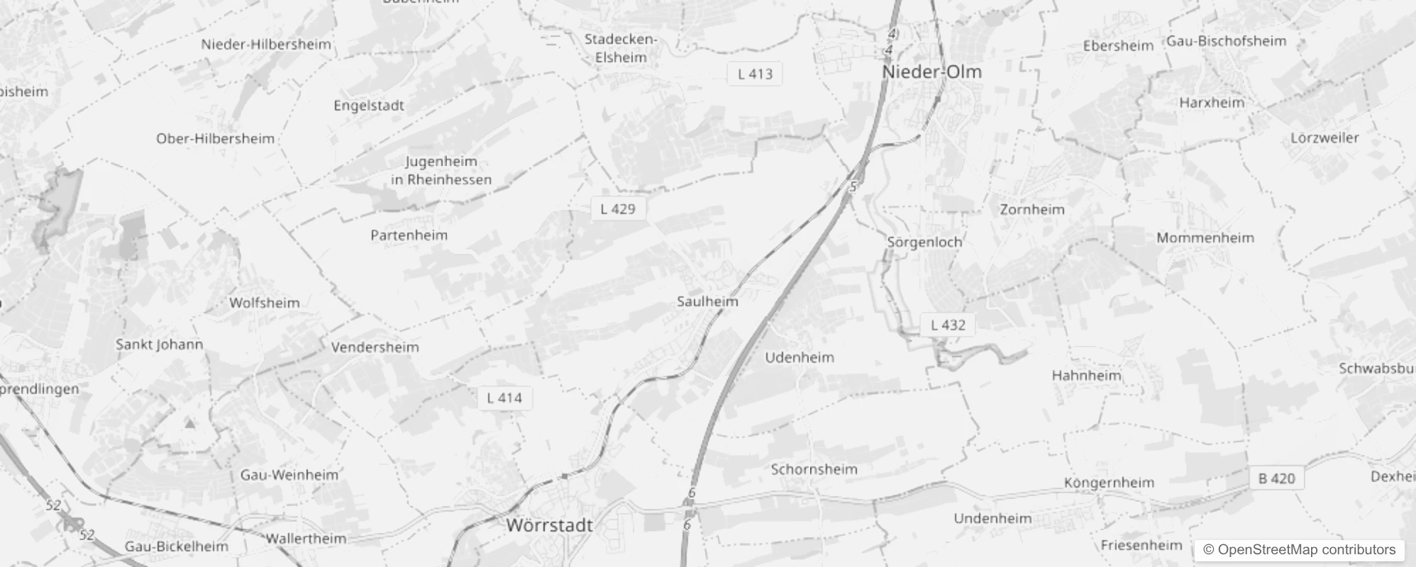 Bild von Stadtteile in Saulheim