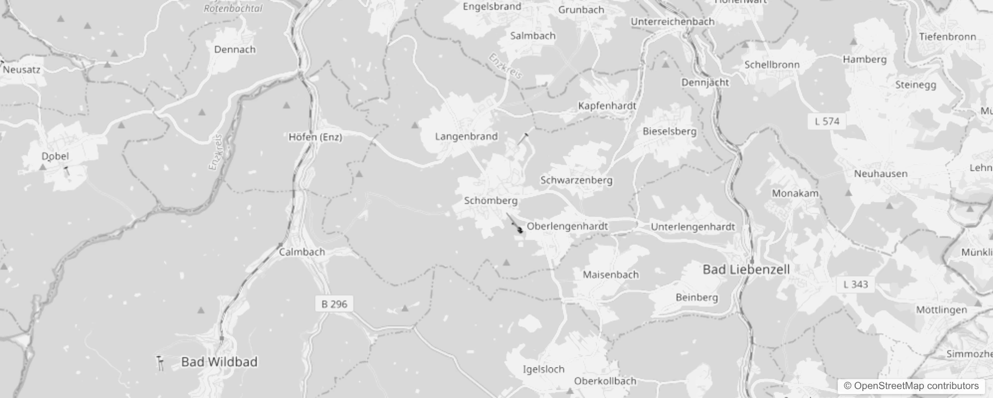 Bild von Stadtteile in Schömberg