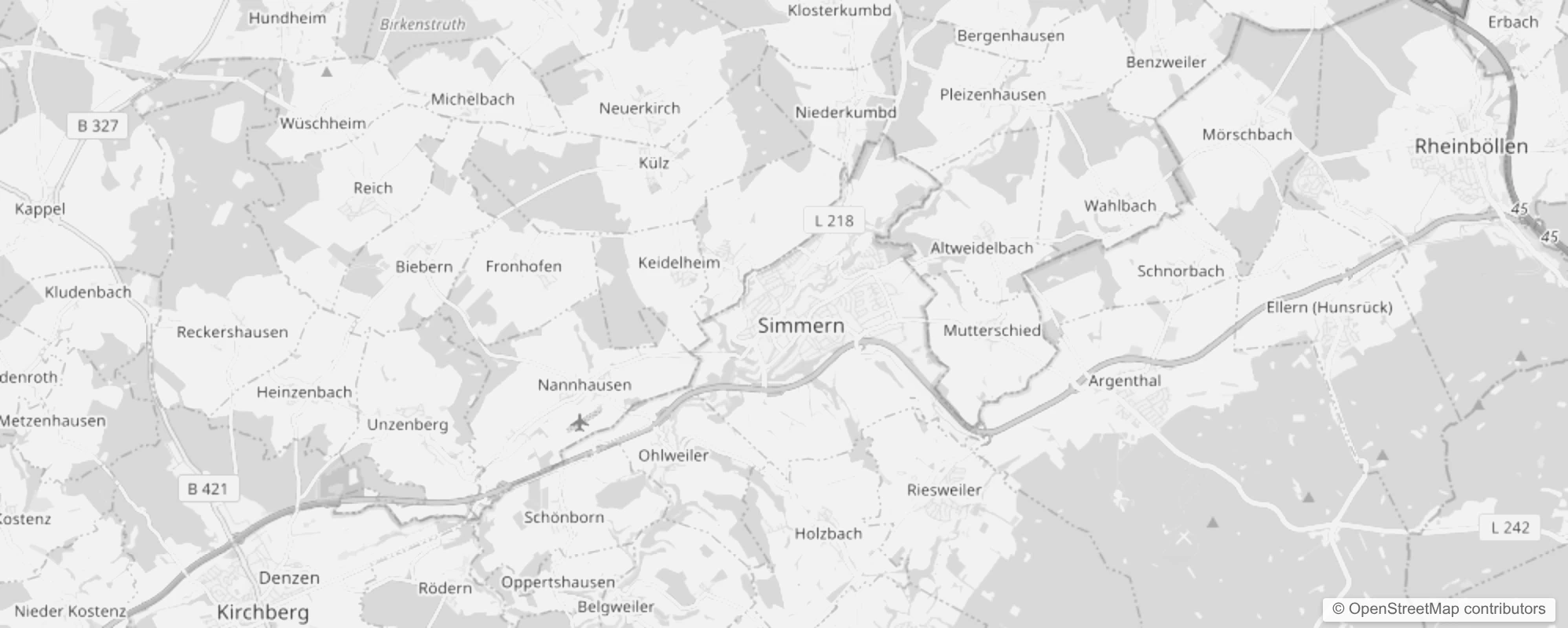 Bild von Stadtteile in Simmern/Hunsrück