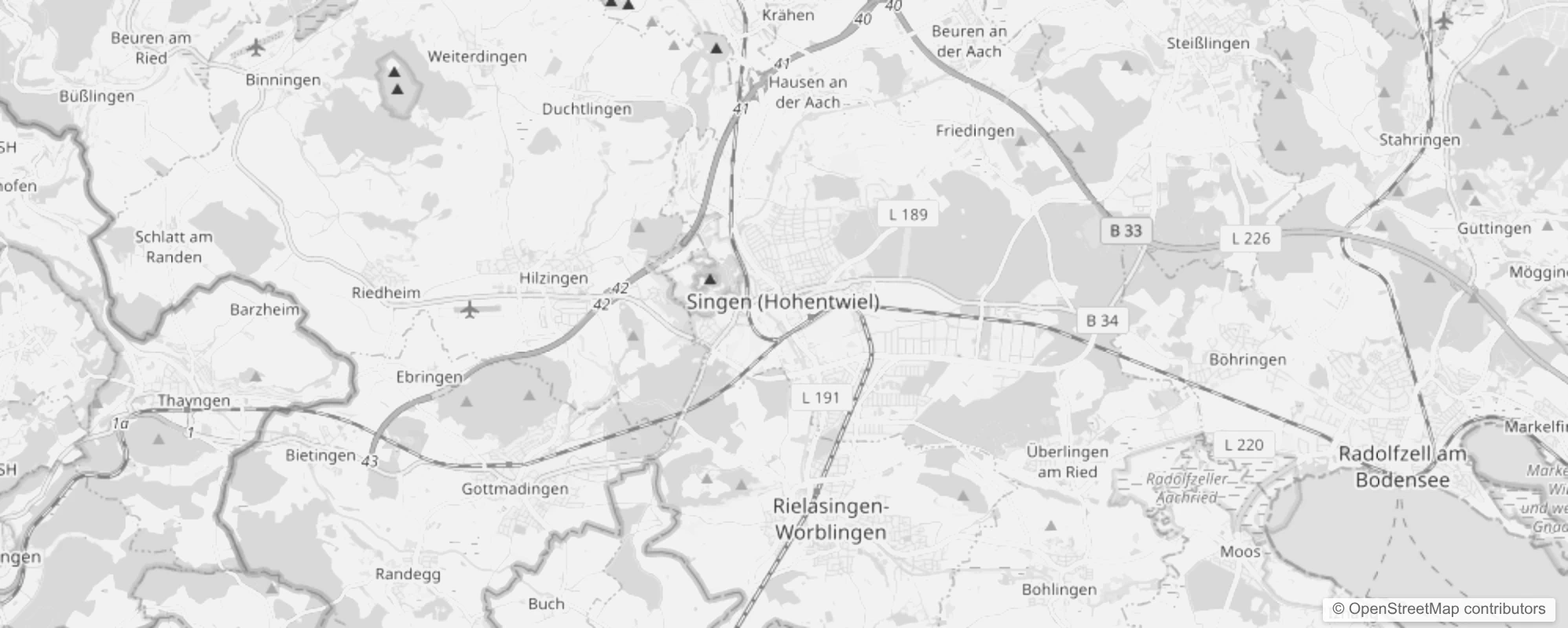 Bild von Stadtteile in Singen (Hohentwiel)