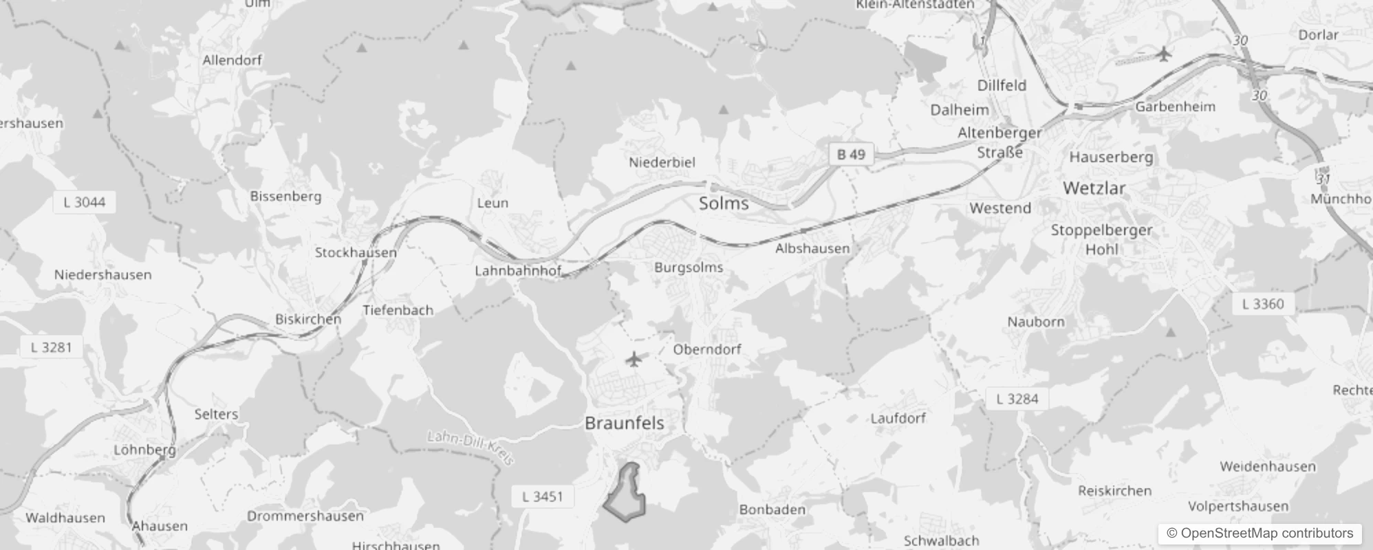 Bild von Stadtteile in Solms