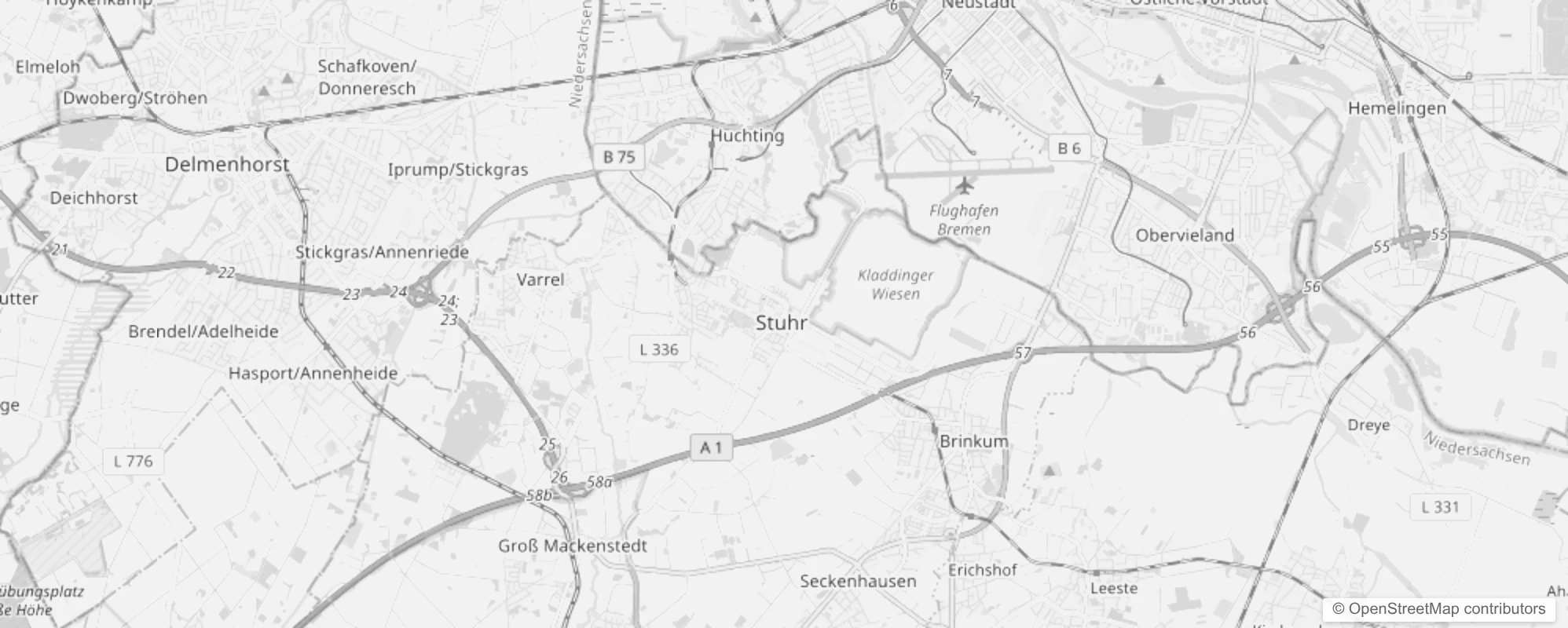 Bild von Stadtteile in Stuhr