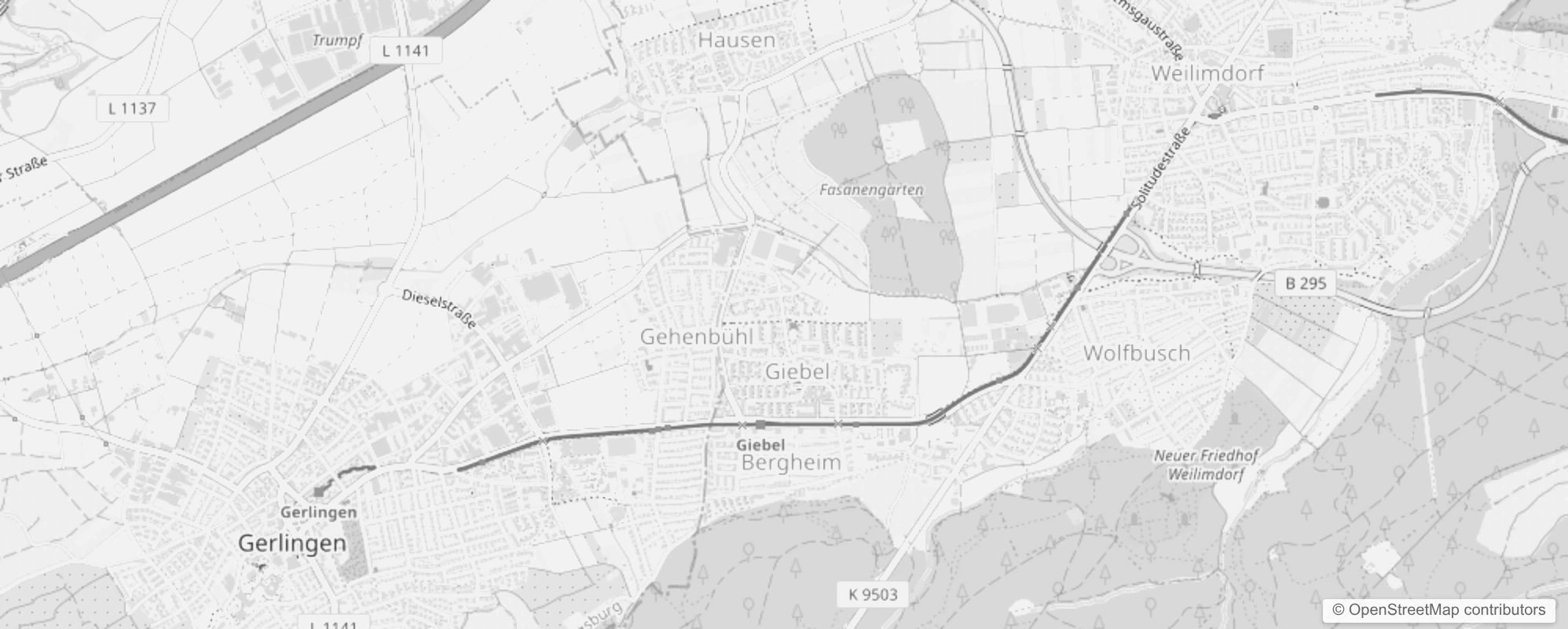 Bild von Stuttgart Giebel