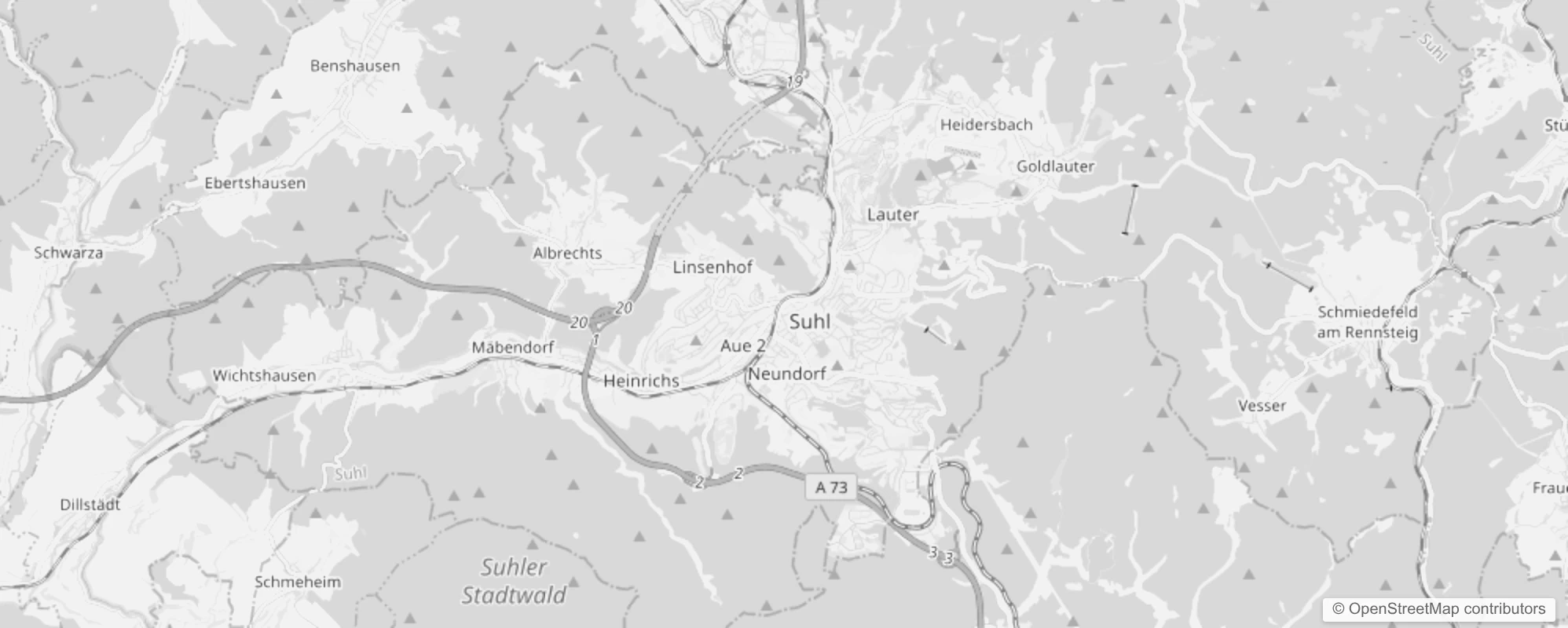 Bild von Stadtteile in Suhl