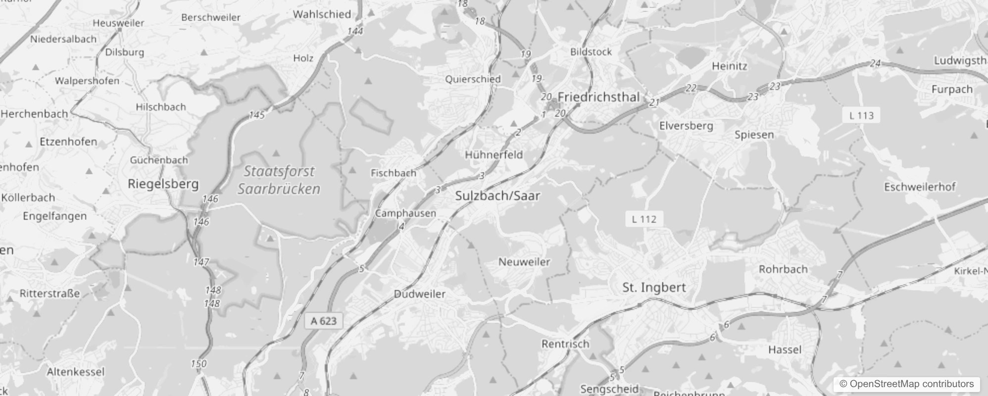 Bild von Stadtteile in Sulzbach/Saar