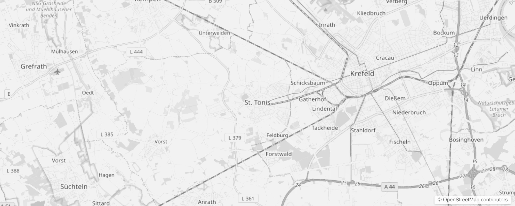 Bild von Stadtteile in Tönisvorst