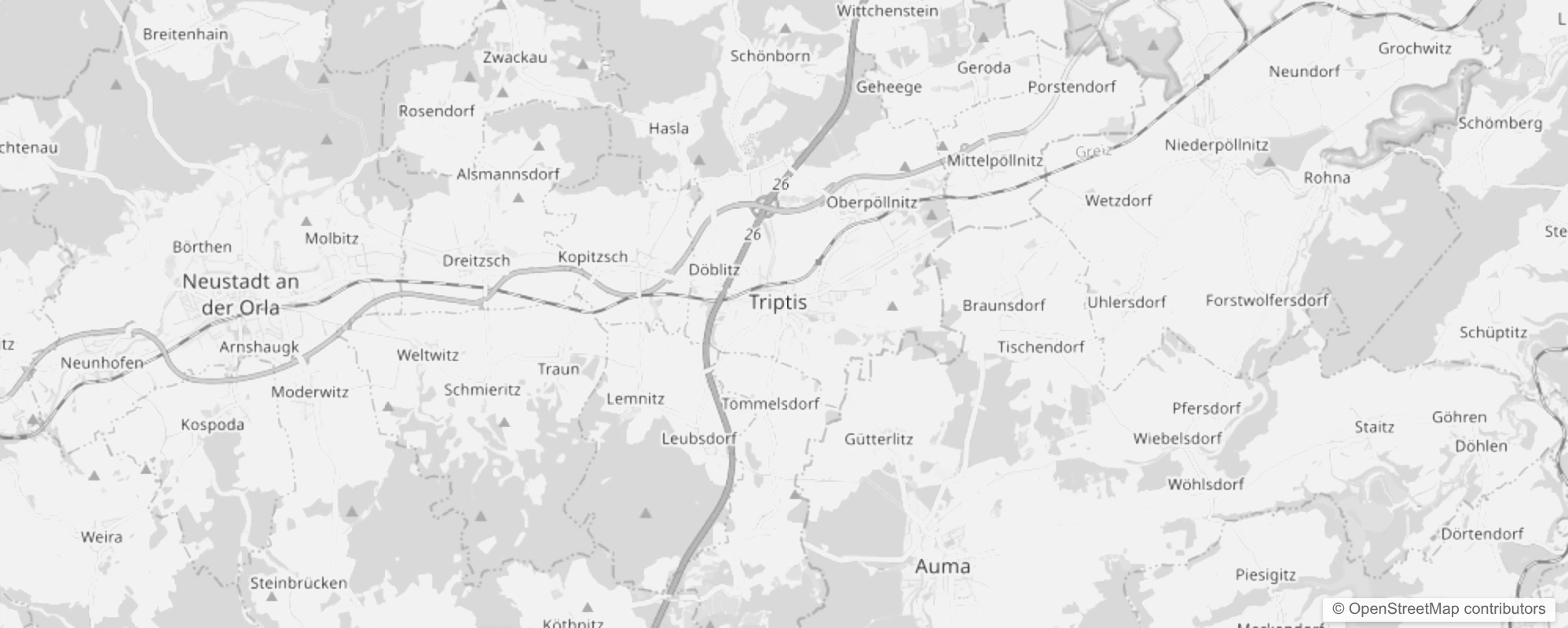 Bild von Stadtteile in Triptis