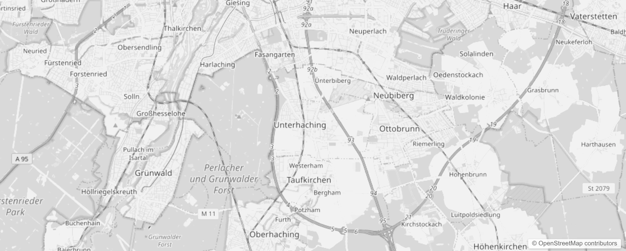 Bild von Stadtteile in Unterhaching