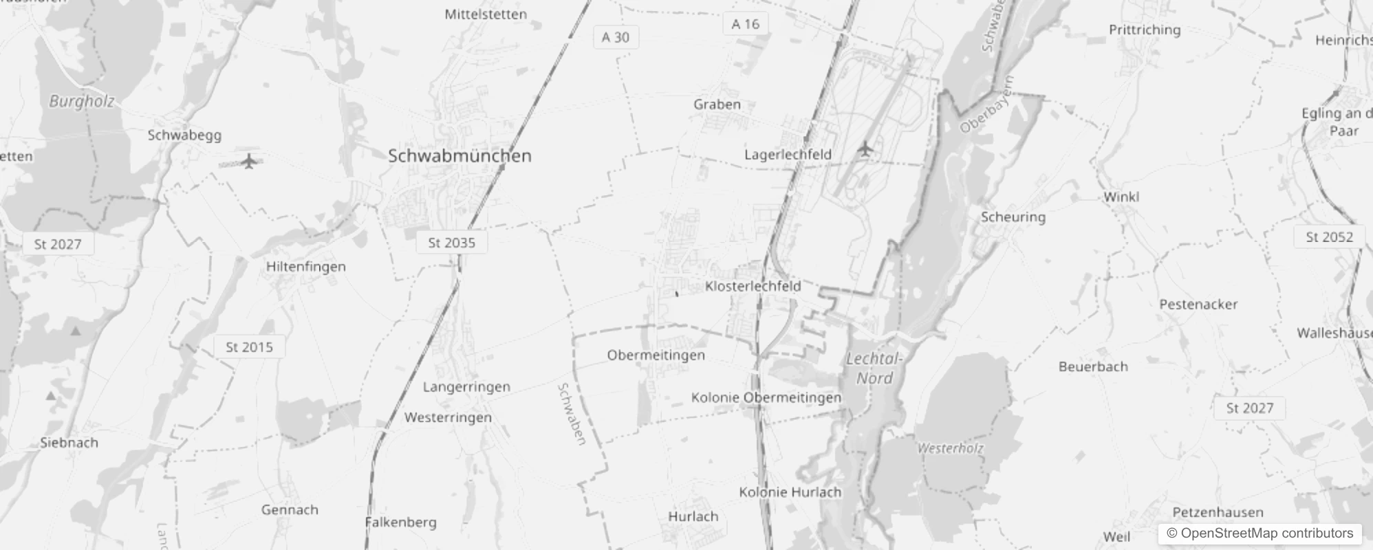 Bild von Stadtteile in Untermeitingen