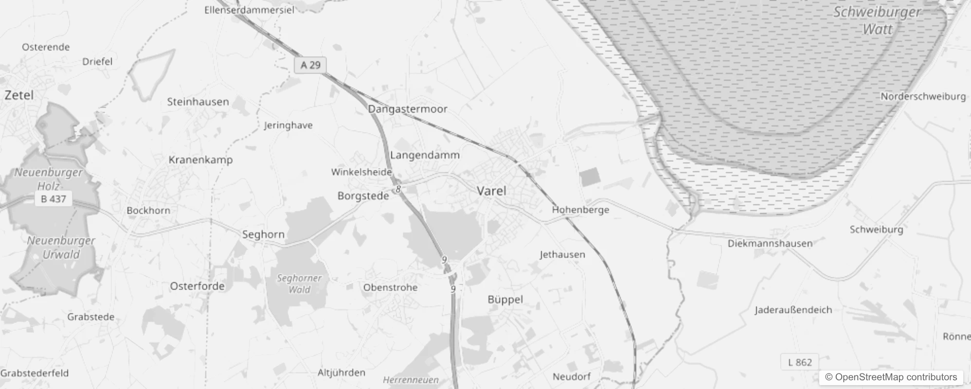 Bild von Stadtteile in Varel