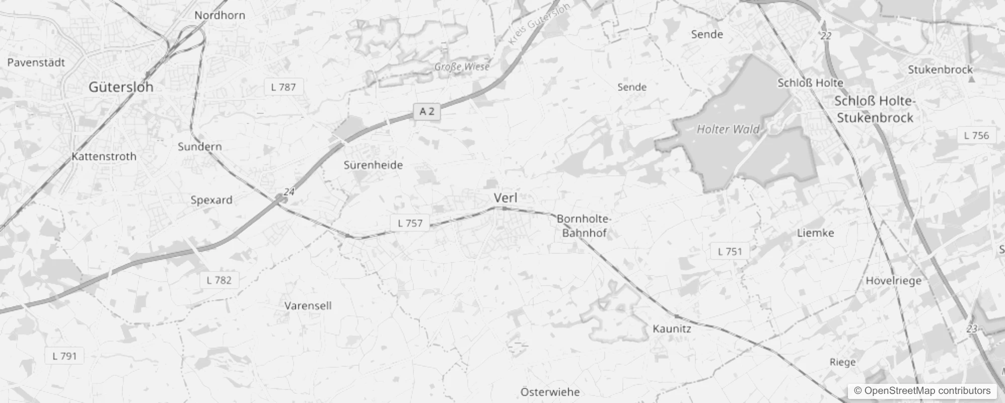 Bild von Stadtteile in Verl