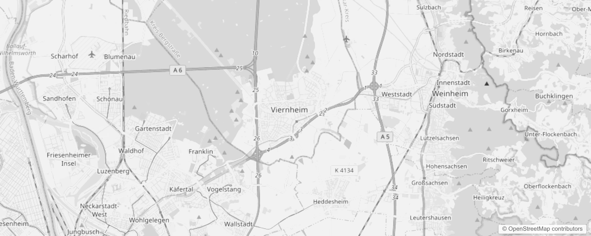 Bild von Stadtteile in Viernheim