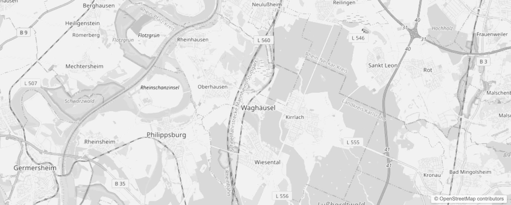 Bild von Stadtteile in Waghäusel