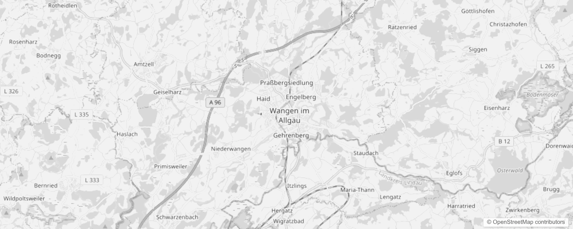 Bild von Stadtteile in Wangen im Allgäu