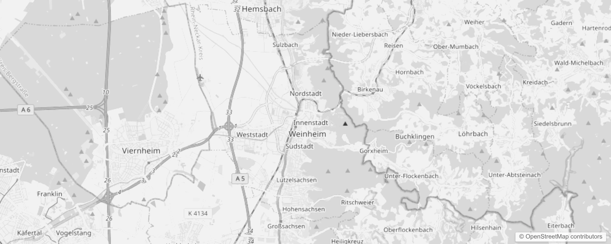 Bild von Stadtteile in Weinheim