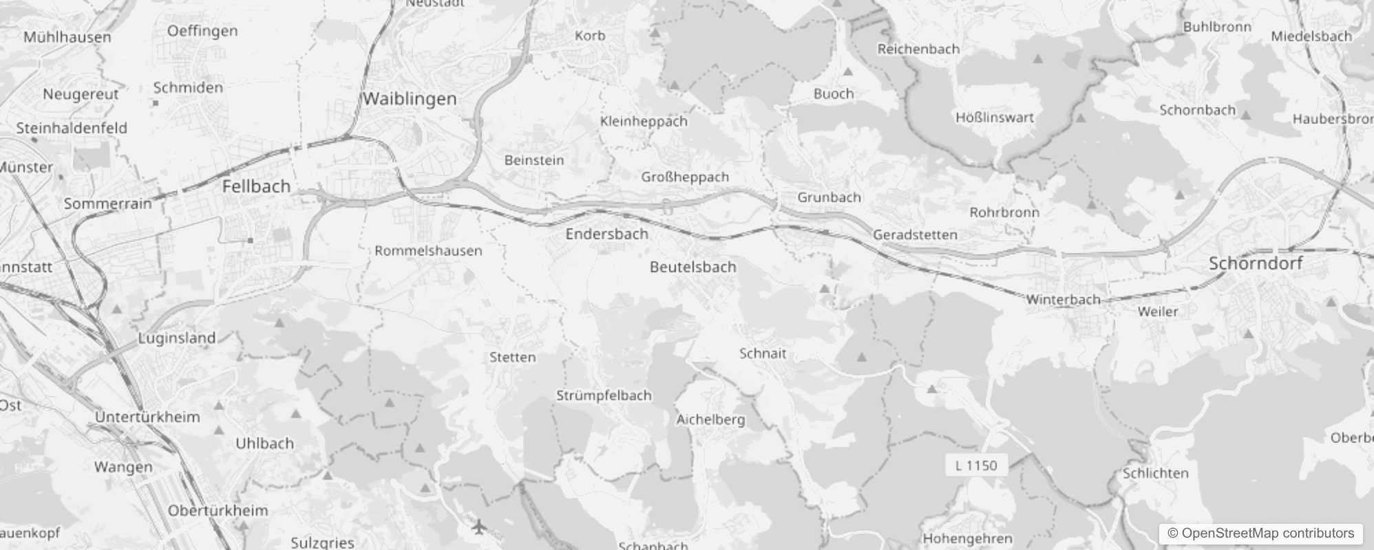 Bild von Stadtteile in Weinstadt