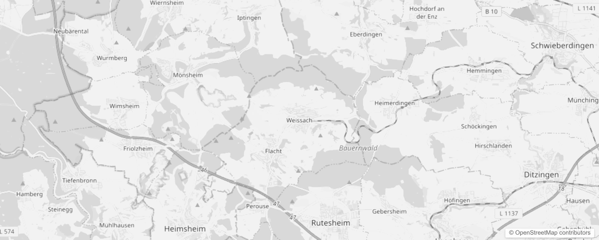 Bild von Stadtteile in Weissach