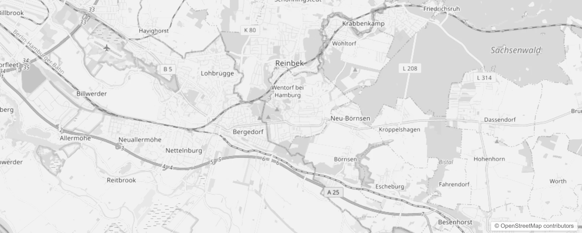 Bild von Stadtteile in Wentorf bei Hamburg