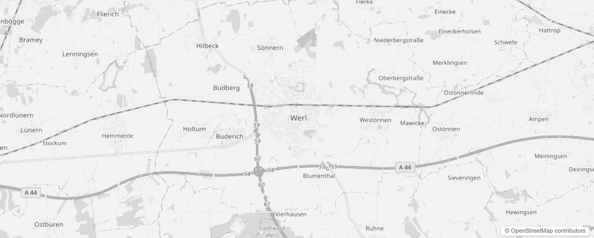 Bild von Stadtteile in Werl