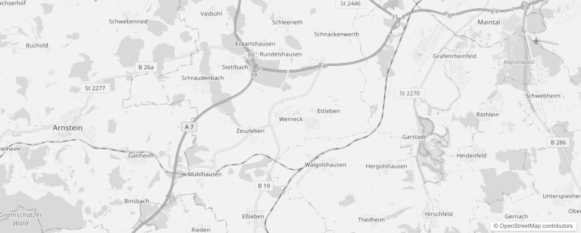 Bild von Stadtteile in Werneck