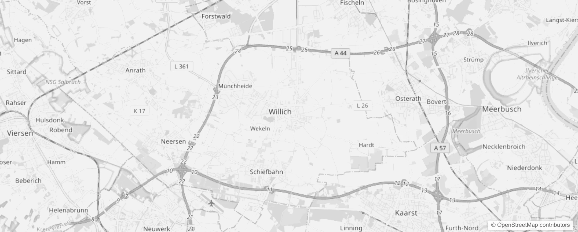 Bild von Stadtteile in Willich