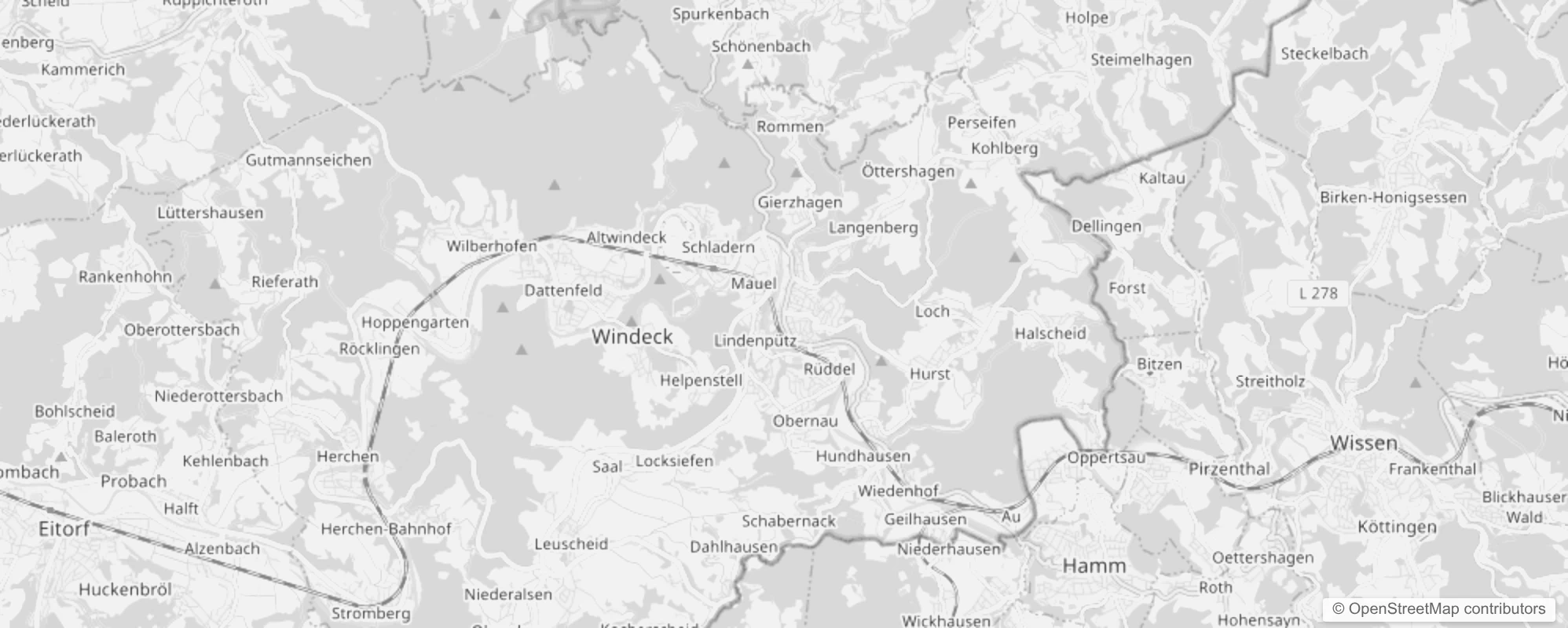 Bild von Stadtteile in Windeck