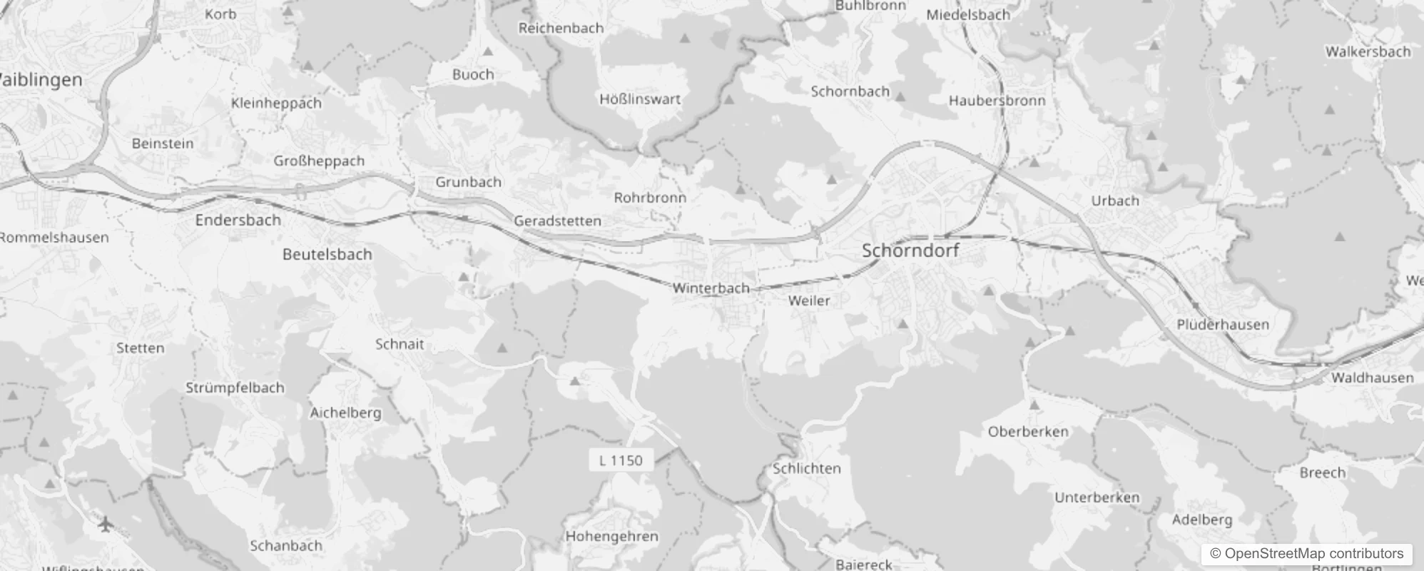 Bild von Stadtteile in Winterbach