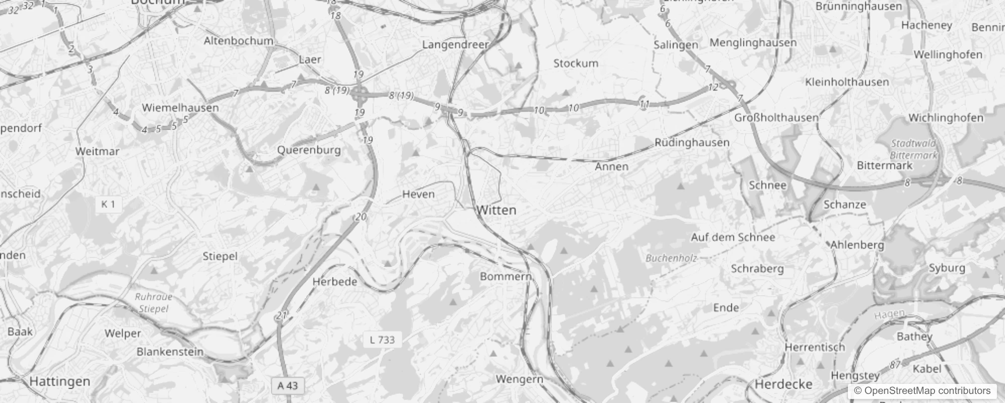 Bild von Stadtteile in Witten