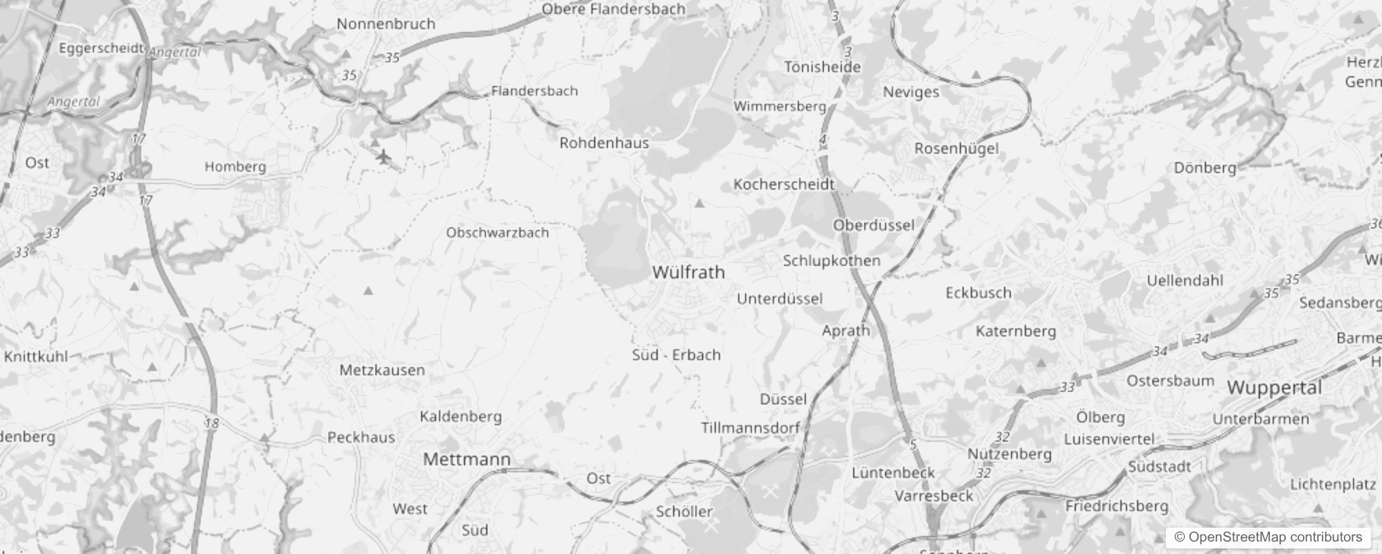 Bild von Stadtteile in Wülfrath