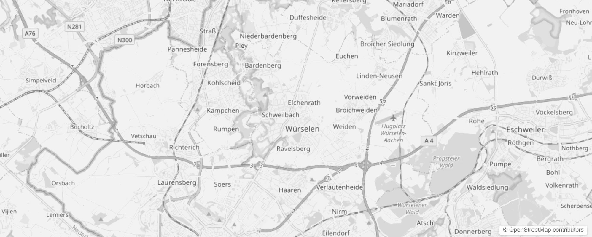 Bild von Stadtteile in Würselen