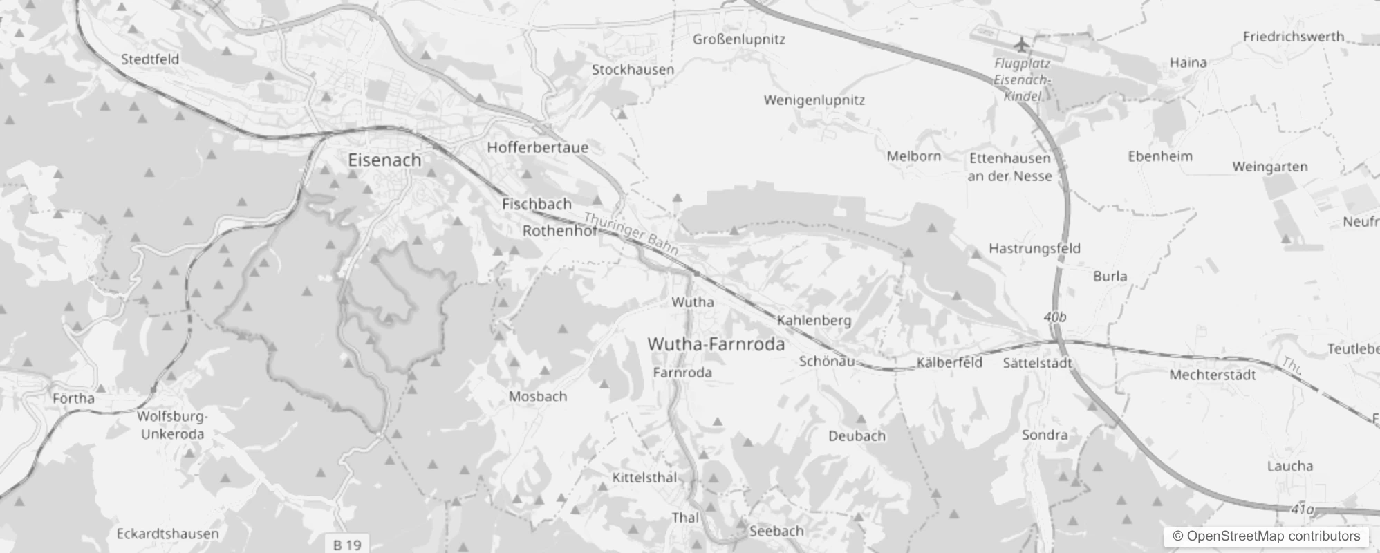 Bild von Stadtteile in Wutha-Farnroda