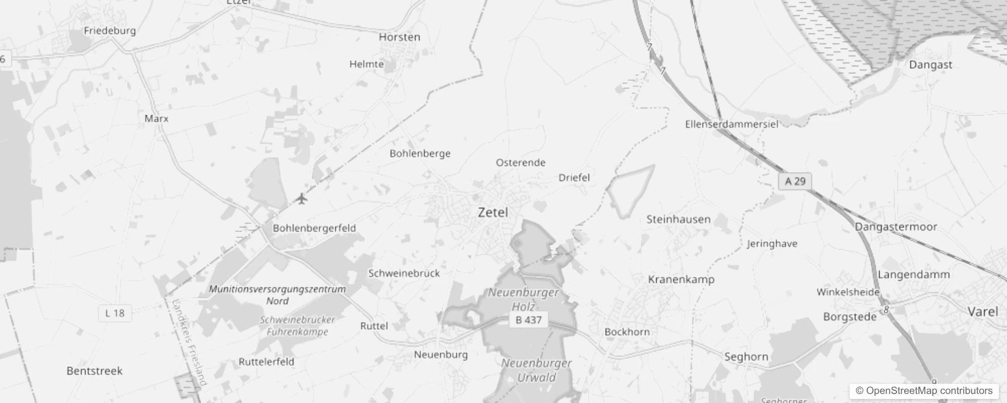 Bild von Stadtteile in Zetel