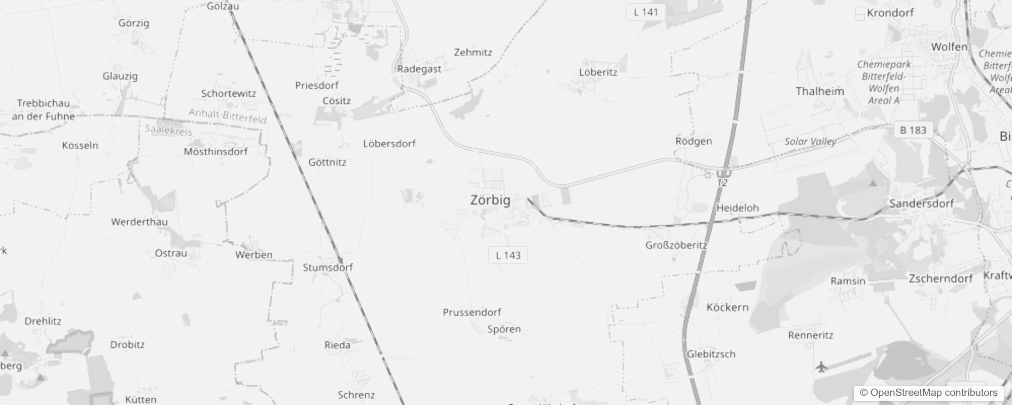 Bild von Stadtteile in Zörbig