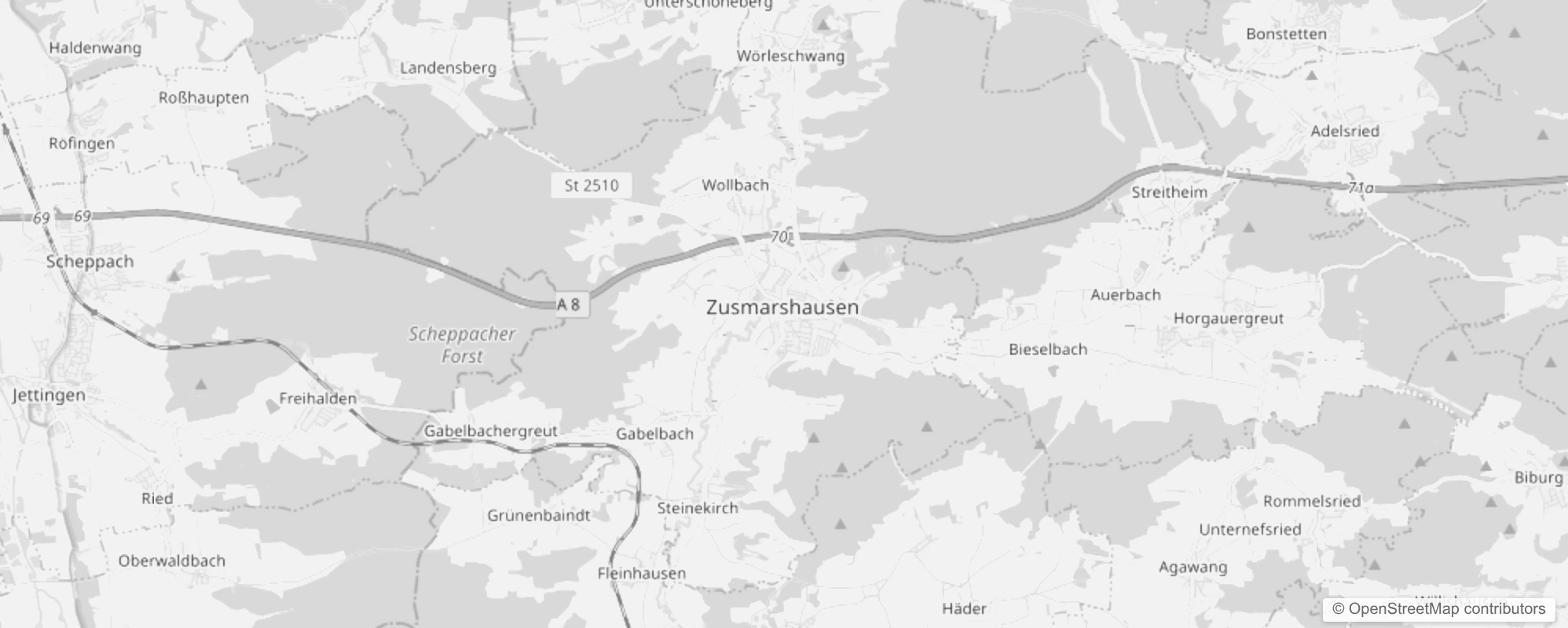 Bild von Stadtteile in Zusmarshausen